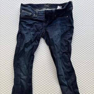 Guess low waisted straight-starlet jeans, size 27